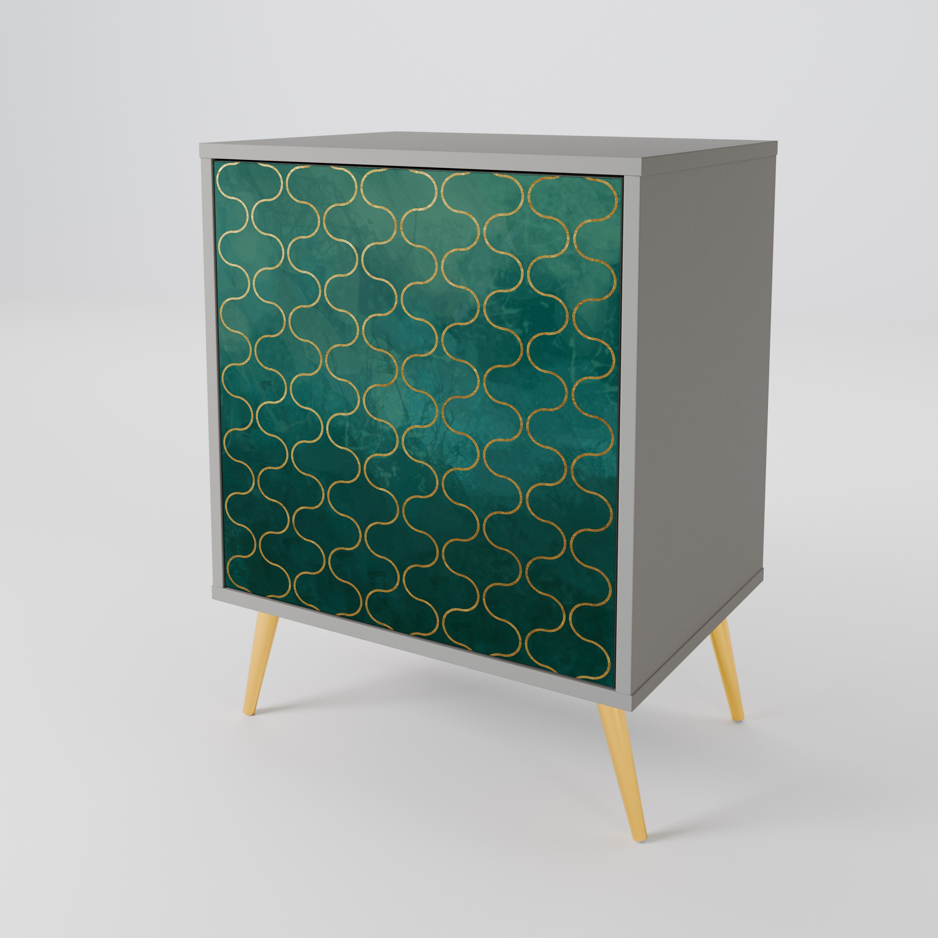TESSELATED GREENERY Aparador de 1 Porta