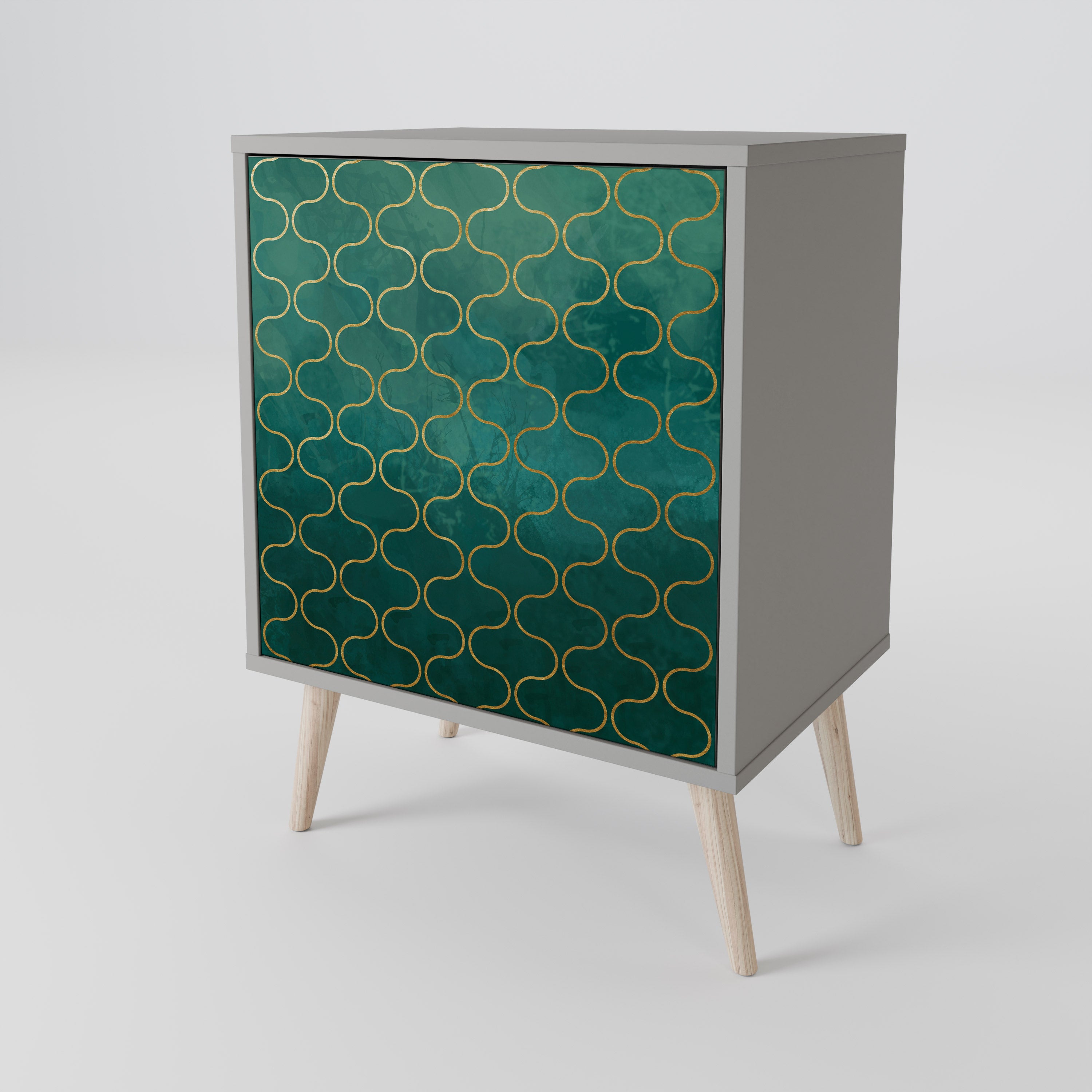 TESSELATED GREENERY Aparador de 1 Porta