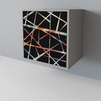 POLYGON VERVE Aparador de 1 Porta em Acabamento Cinzento