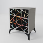 POLYGON VERVE Aparador de 1 Porta em Acabamento Cinzento