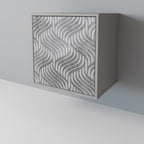 CONCRETE MOVEMENT Aparador de 1 Porta em Acabamento Cinzento