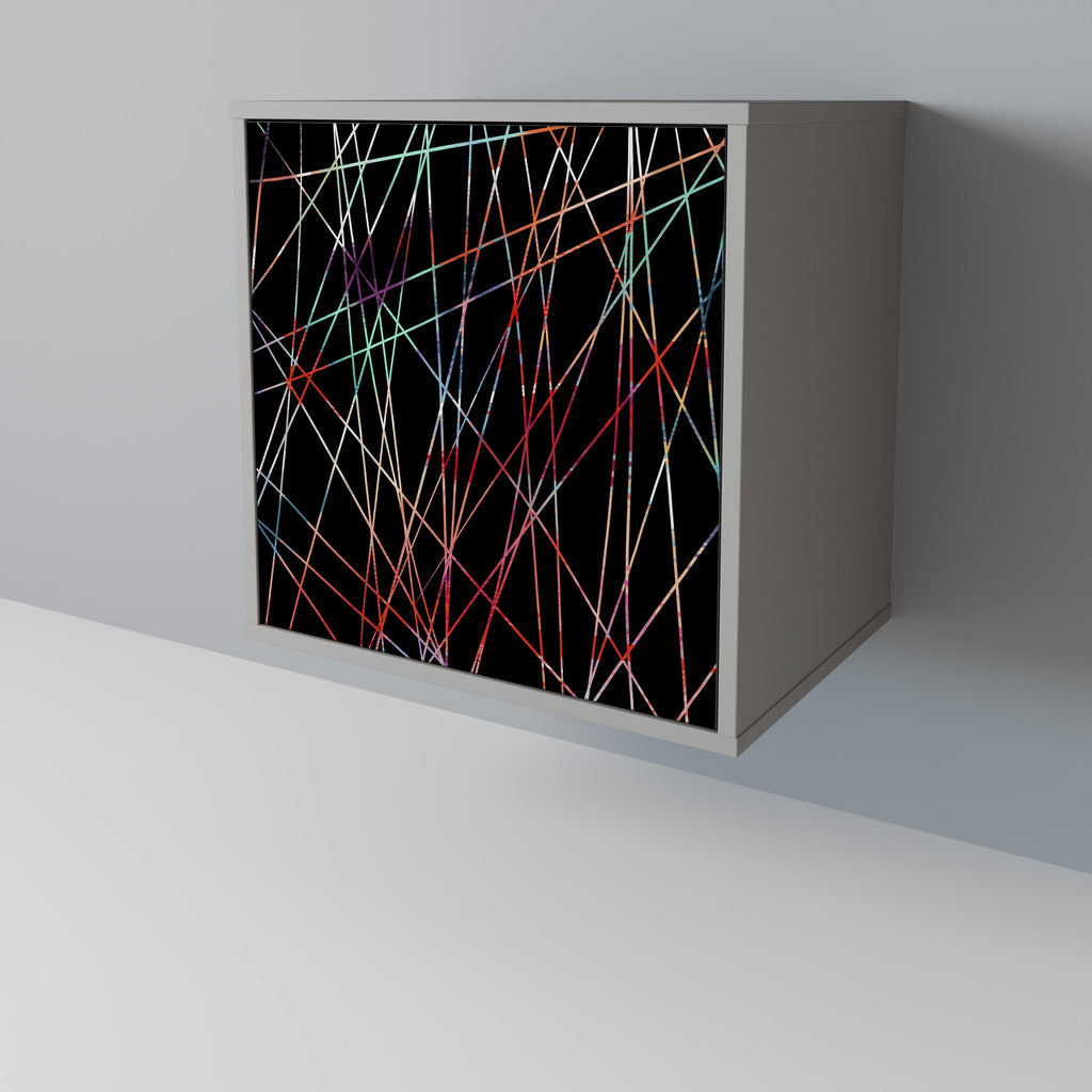 LUMINOUS SNARE Aparador de 1 Porta em Acabamento Cinzento