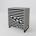 SPECTRA SHOWCASE 1-Door Sideboard in Grey Finish