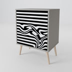 SPECTRA SHOWCASE 1-Door Sideboard in Grey Finish