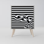 SPECTRA SHOWCASE 1-Door Sideboard in Grey Finish