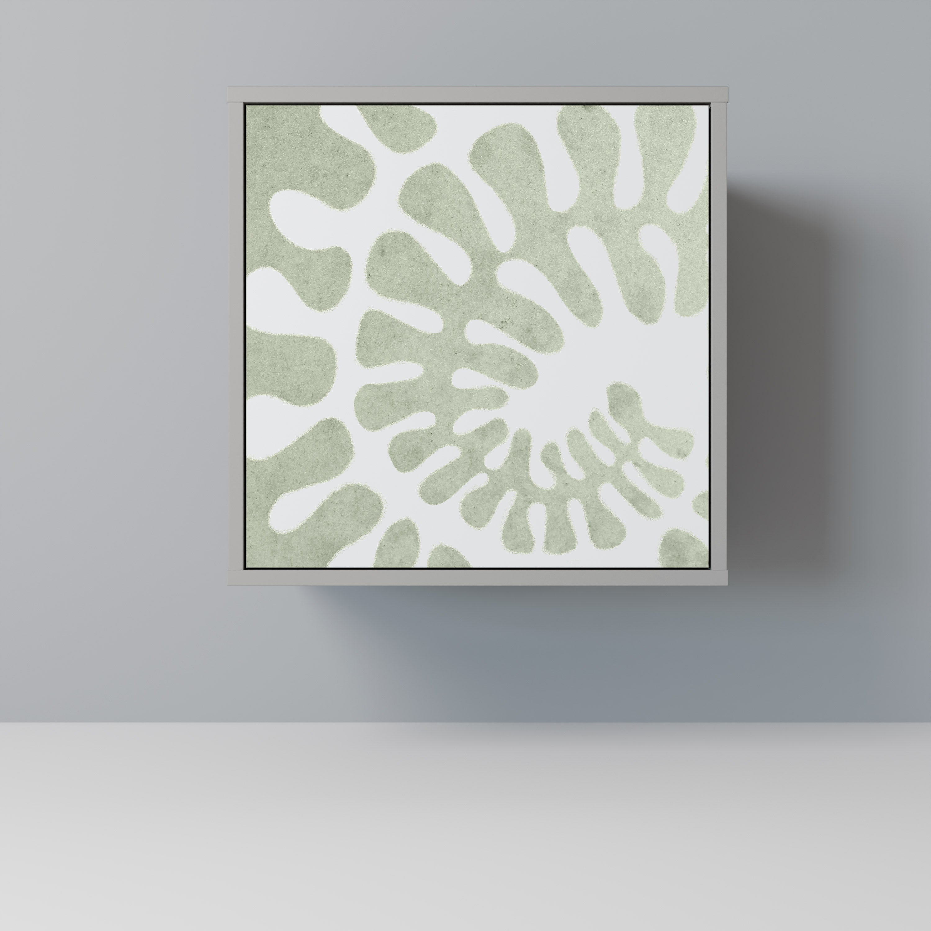 HELIX DANCE 1-Door Sideboard in Grey Finish