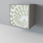 HELIX DANCE Aparador de 1 Porta em Acabamento Cinzento