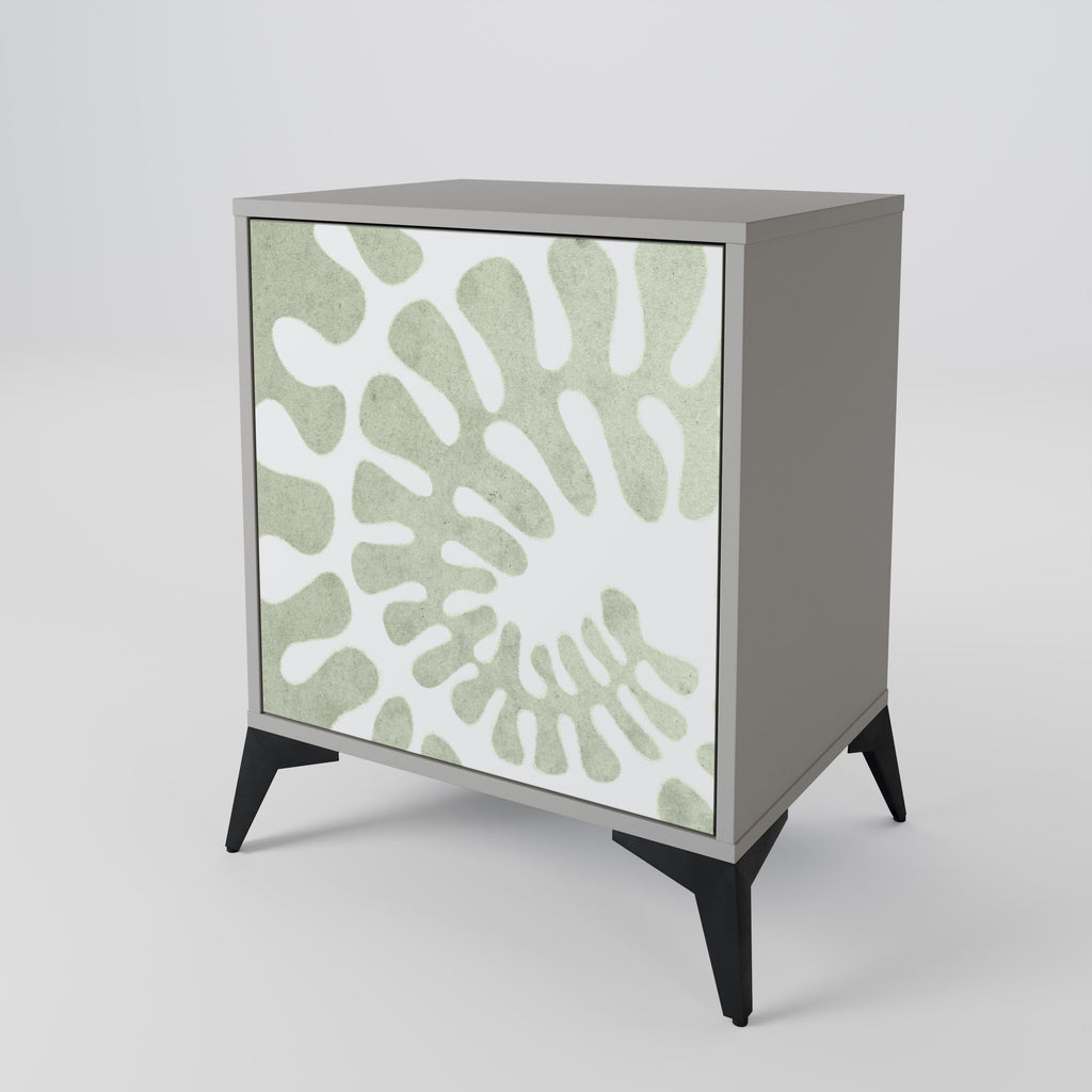 HELIX DANCE Aparador de 1 Porta em Acabamento Cinzento