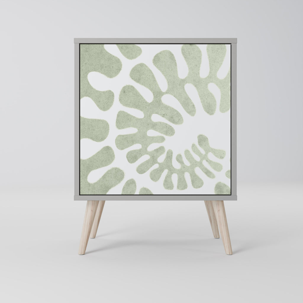 HELIX DANCE Aparador de 1 Porta em Acabamento Cinzento