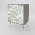 HELIX DANCE Aparador de 1 Porta em Acabamento Cinzento