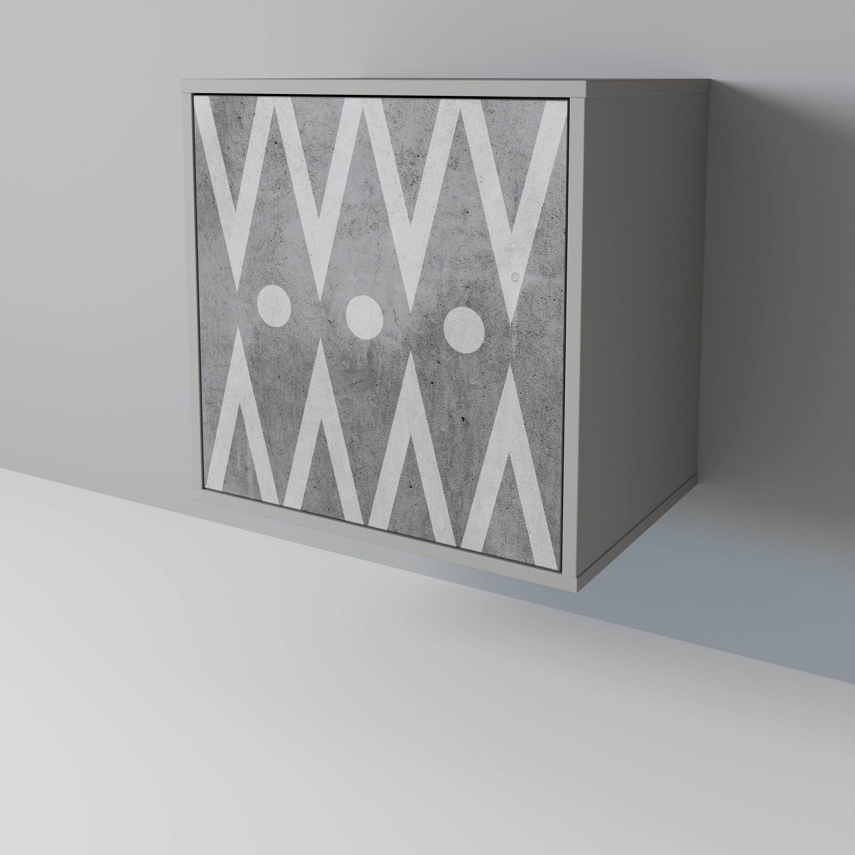 SHARP EDGES 1-Door Sideboard