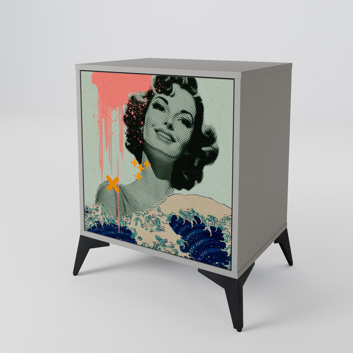 KANAGAWA BEAUTY 1-Door Sideboard