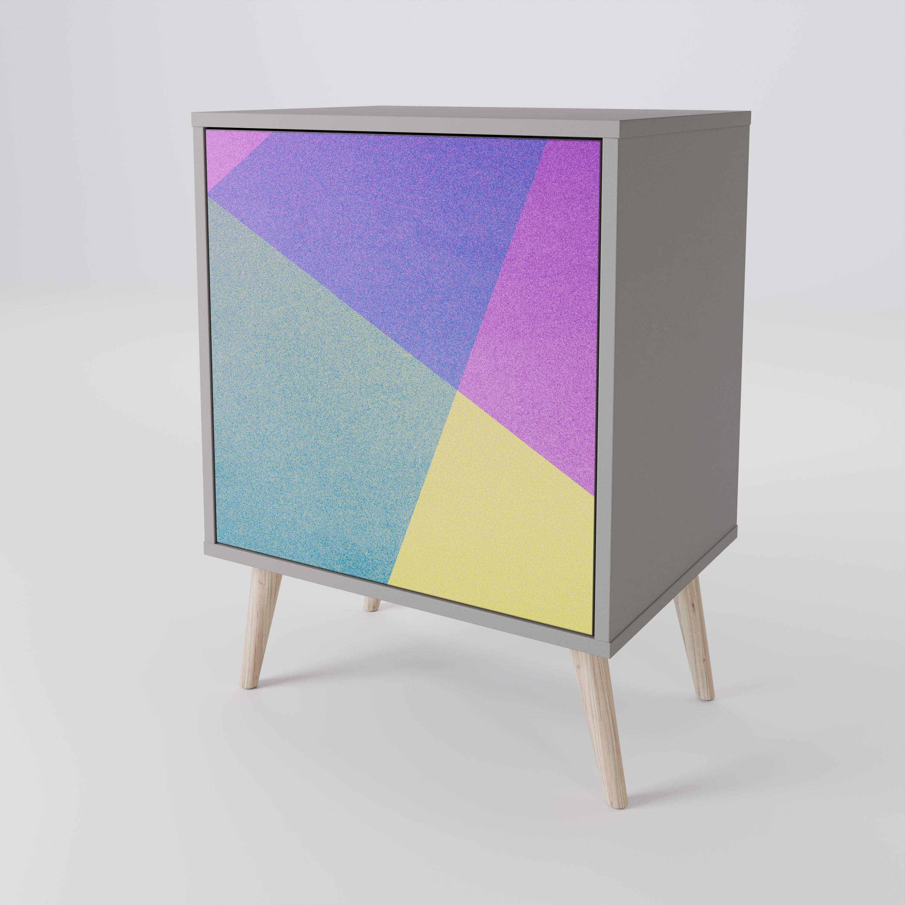 BRIGHT GEOMETRY 1-Door Sideboard