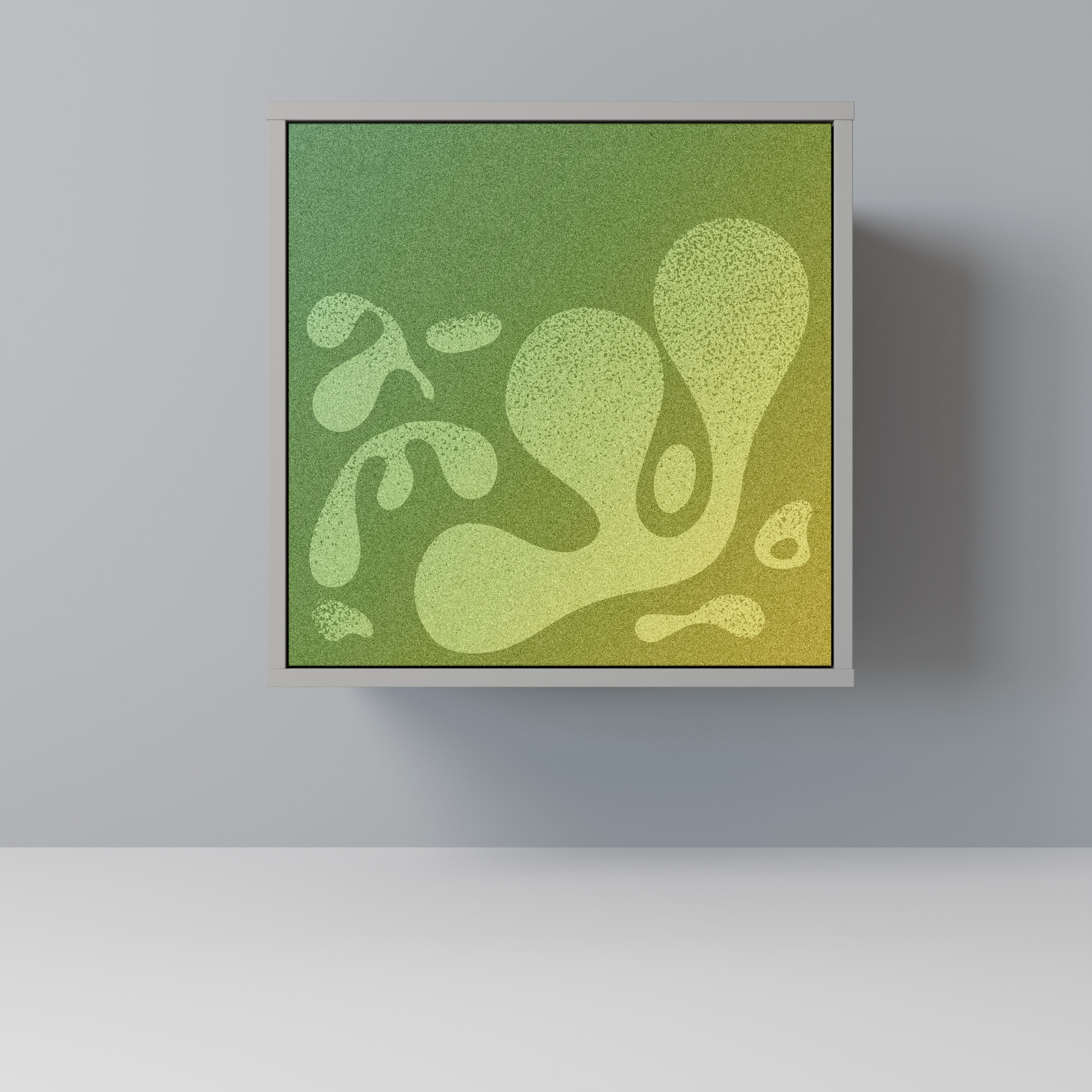 IRREGULAR BLUE Aparador de 1 Porta em Acabamento Cinzento