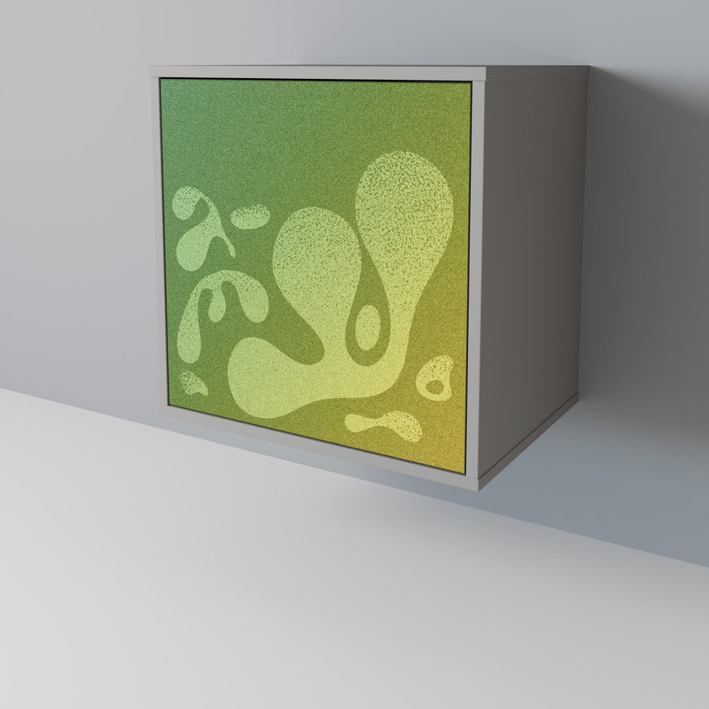 IRREGULAR BLUE 1-Door Sideboard in Grey Finish