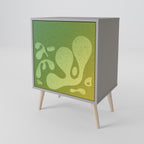 IRREGULAR BLUE 1-Door Sideboard in Grey Finish