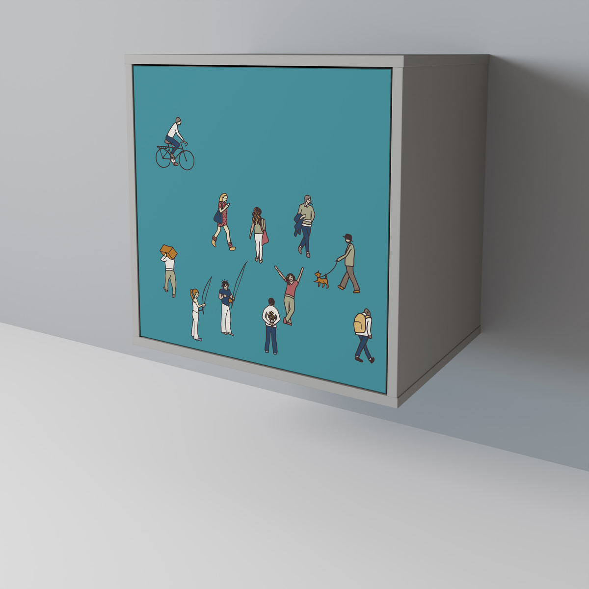 COLLECTIVE STREAM Aparador de 1 Porta