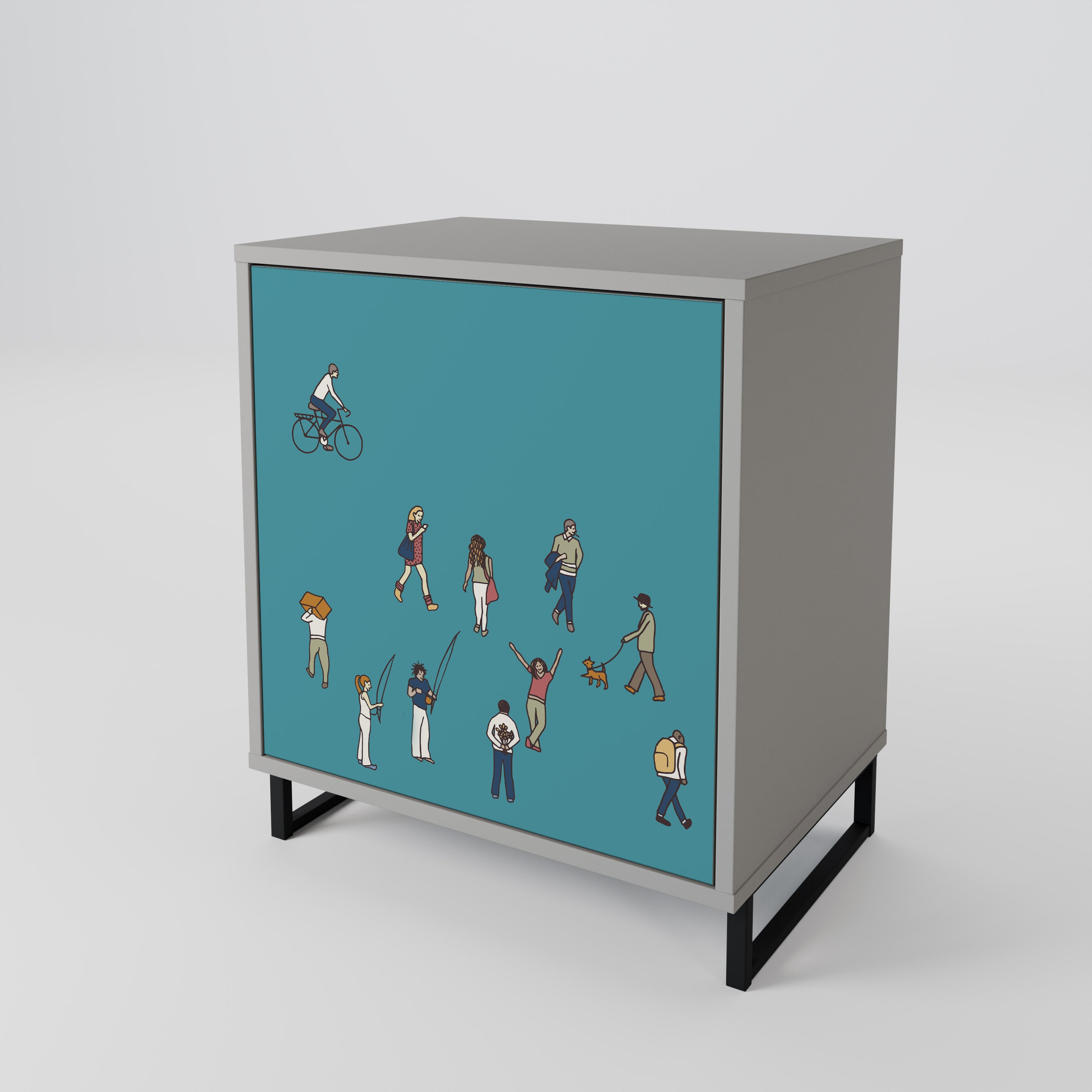 COLLECTIVE STREAM 1-Door Sideboard