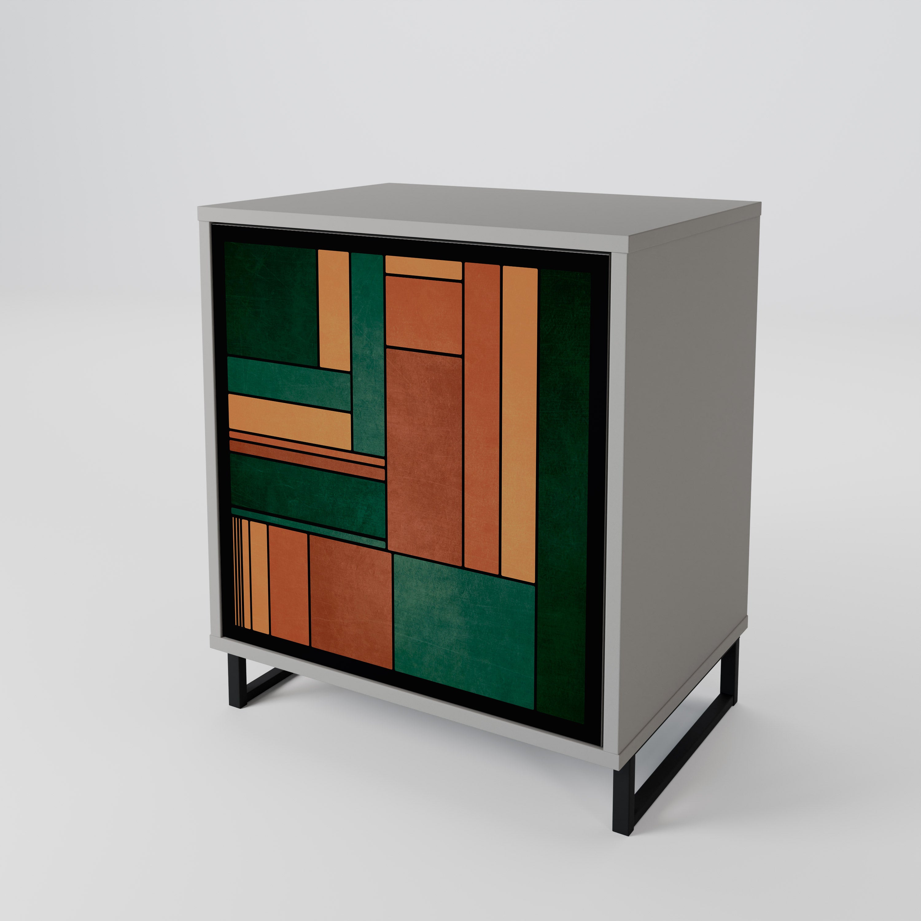 EARTHY FIGURES 1-Door Sideboard
