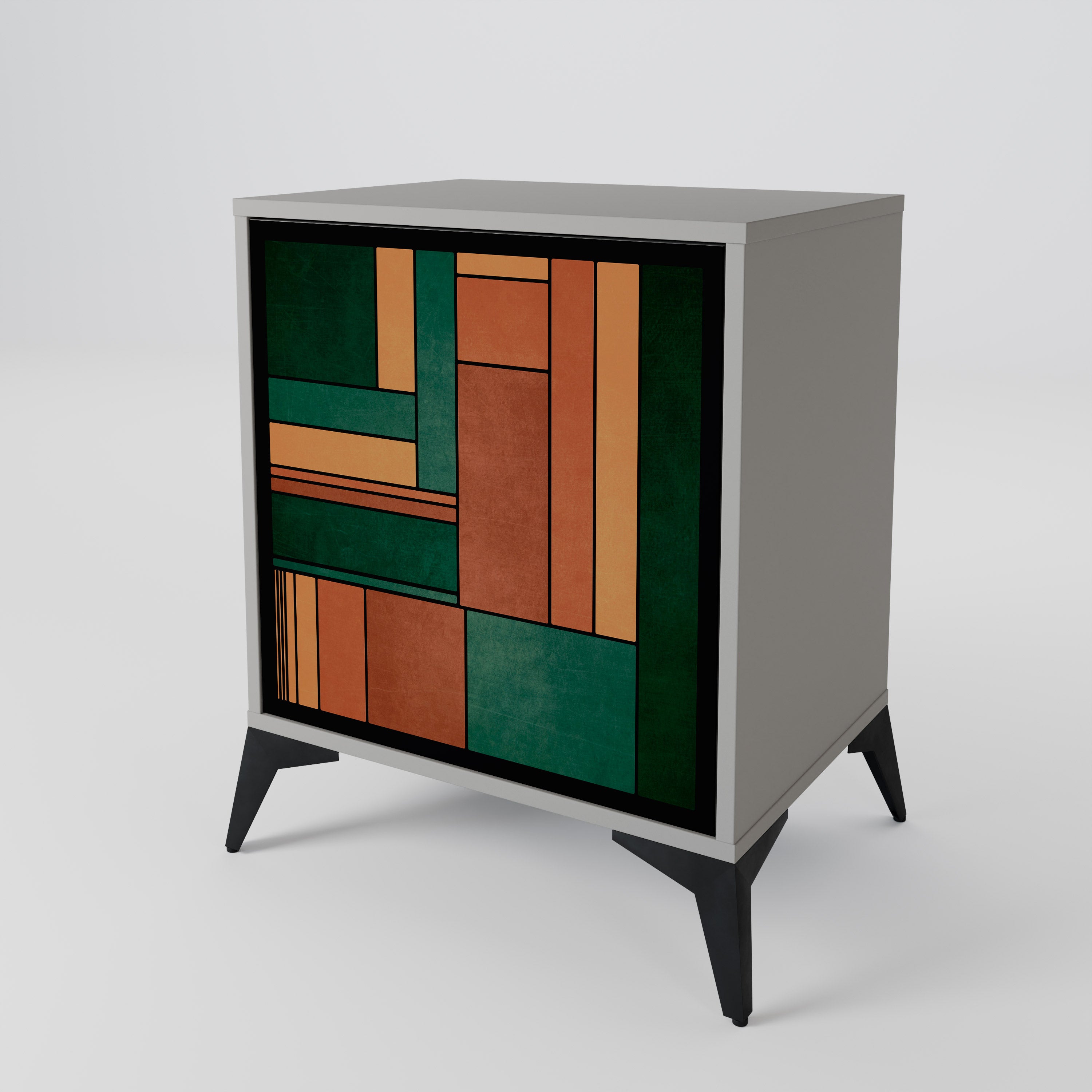 EARTHY FIGURES 1-Door Sideboard