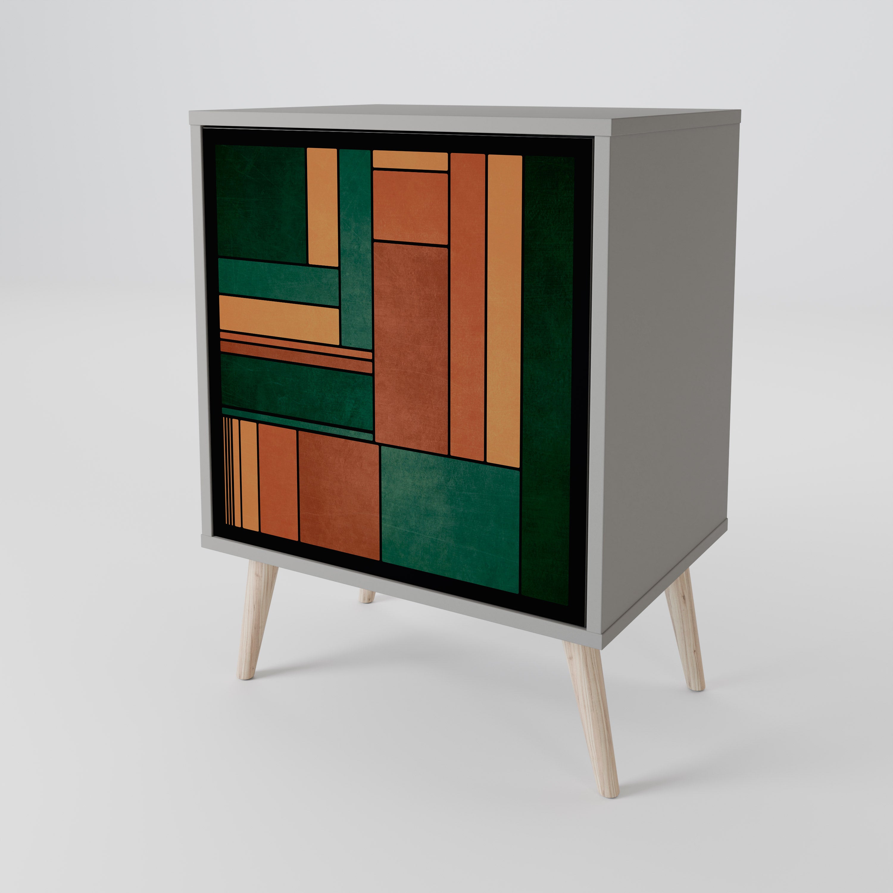 EARTHY FIGURES 1-Door Sideboard