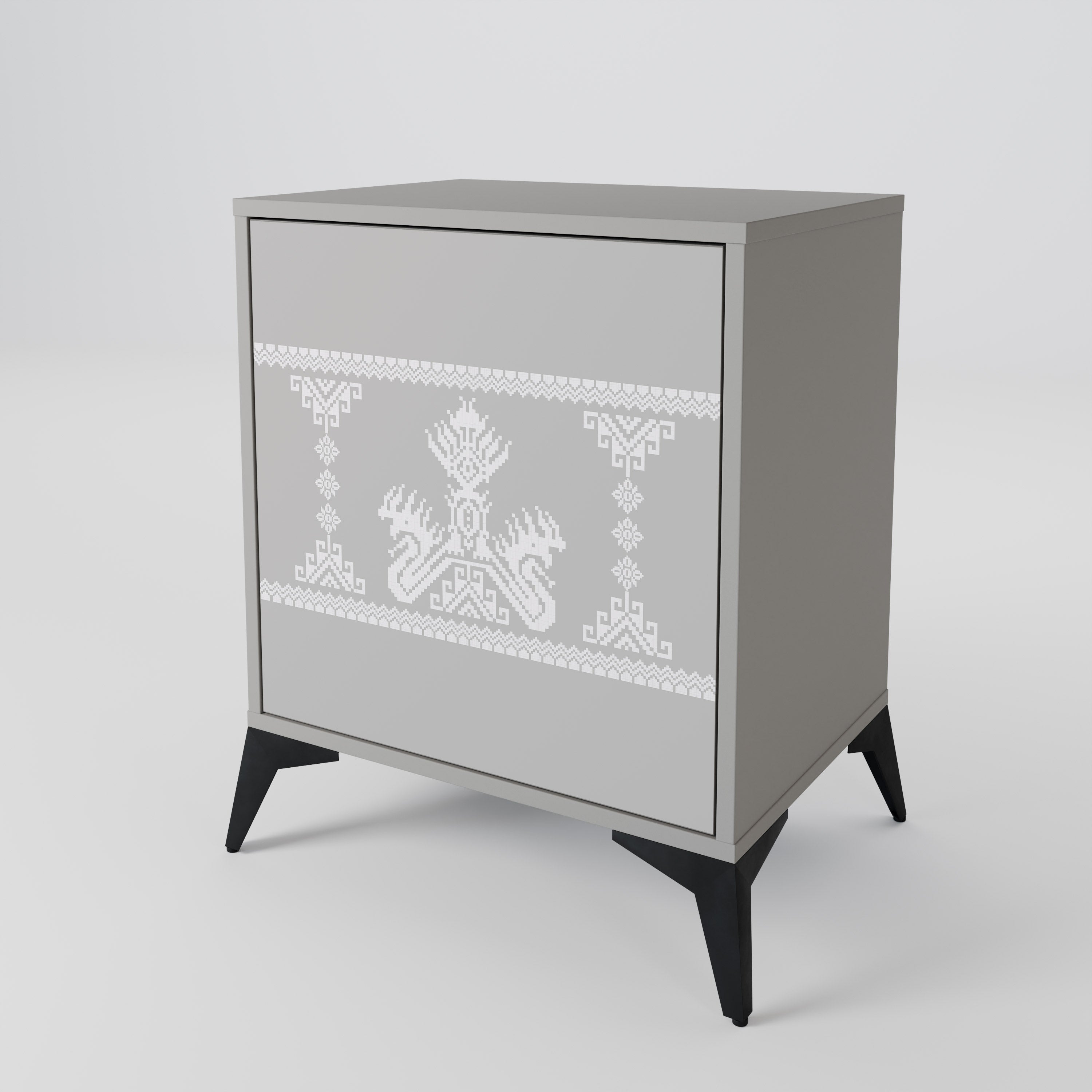 THAI GRAY 1-Door Sideboard