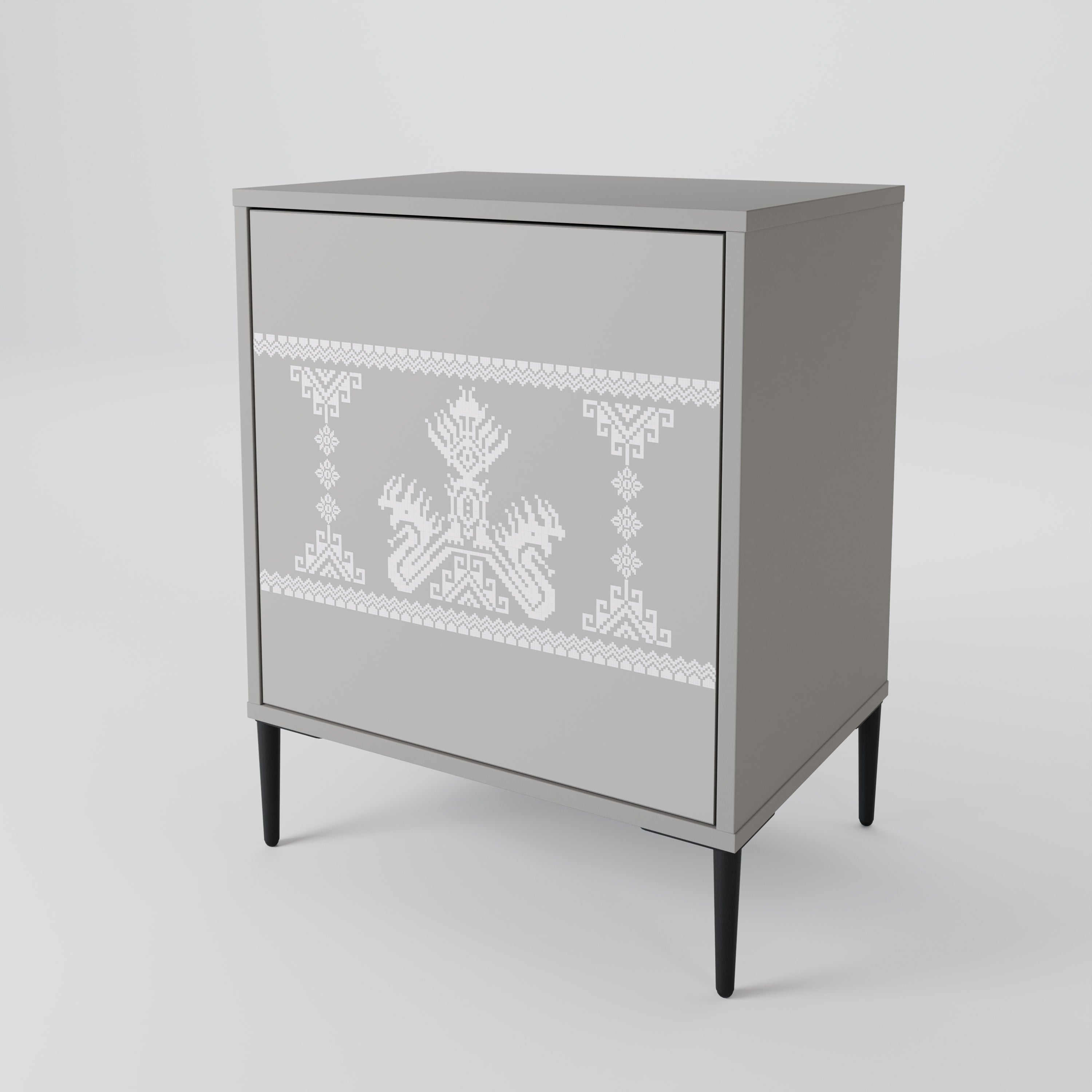 THAI GRAY 1-Door Sideboard