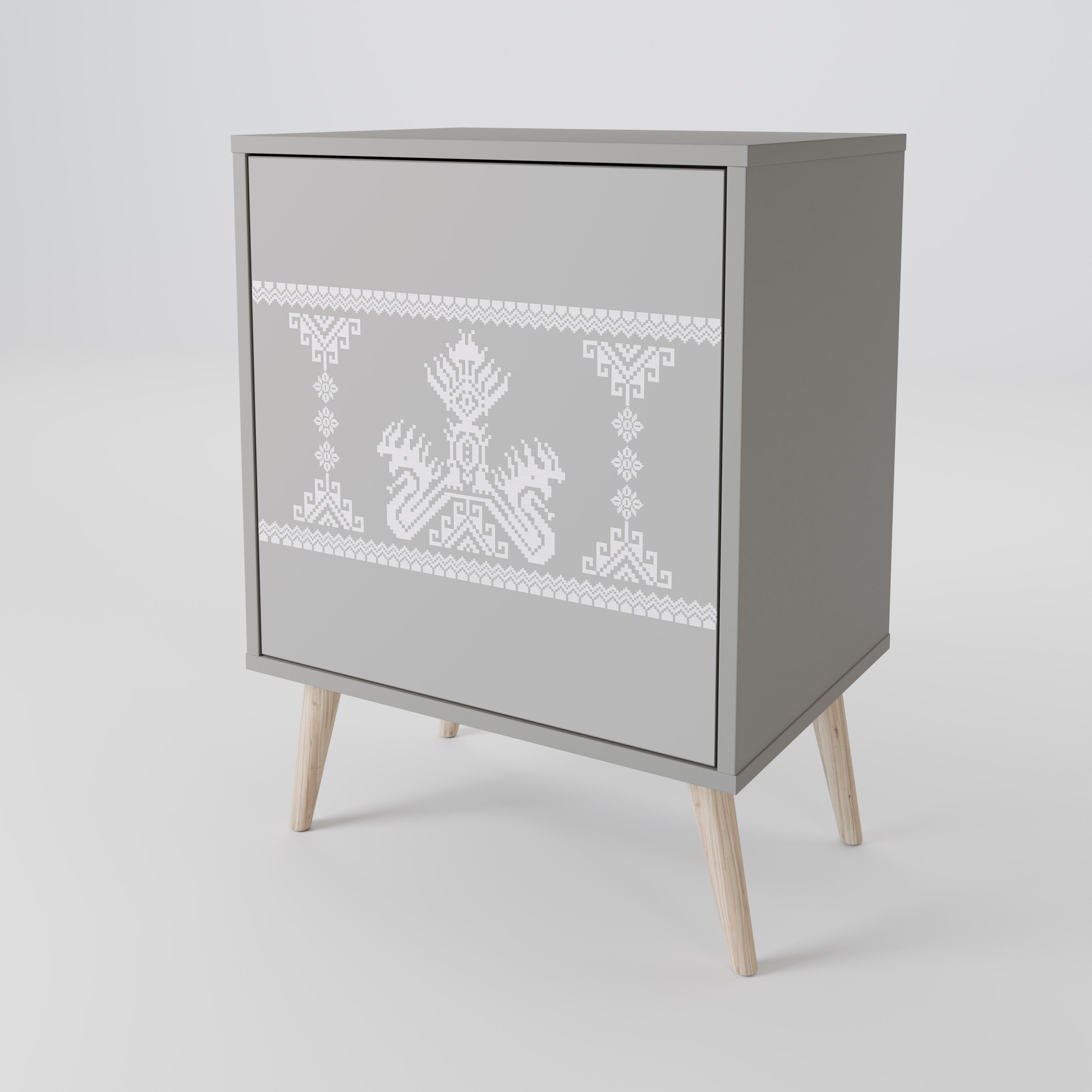 THAI GRAY 1-Door Sideboard