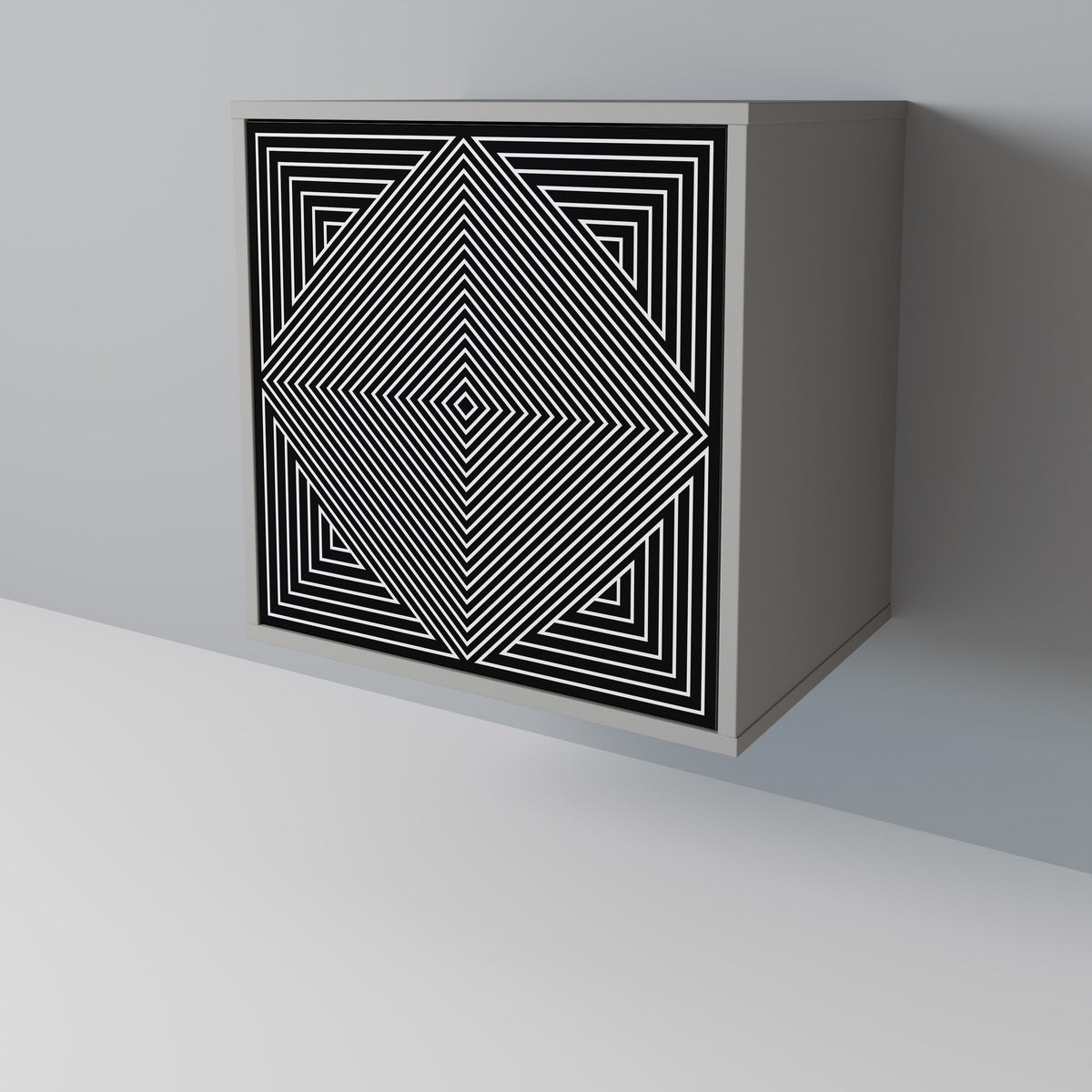 POLYGON ILLUSION Aparador de 1 Porta