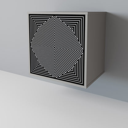POLYGON ILLUSION Aparador de 1 Porta