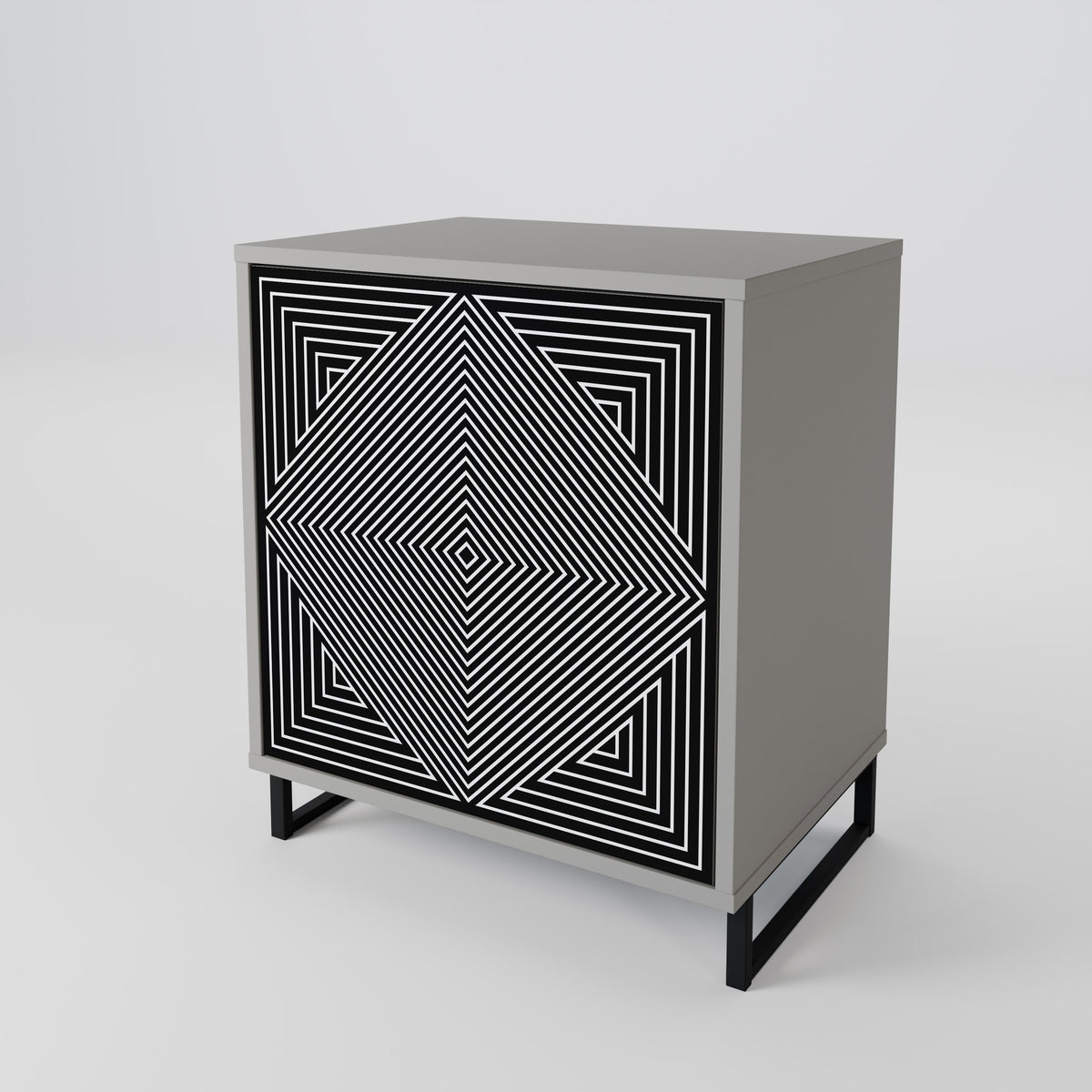 POLYGON ILLUSION Aparador de 1 Porta