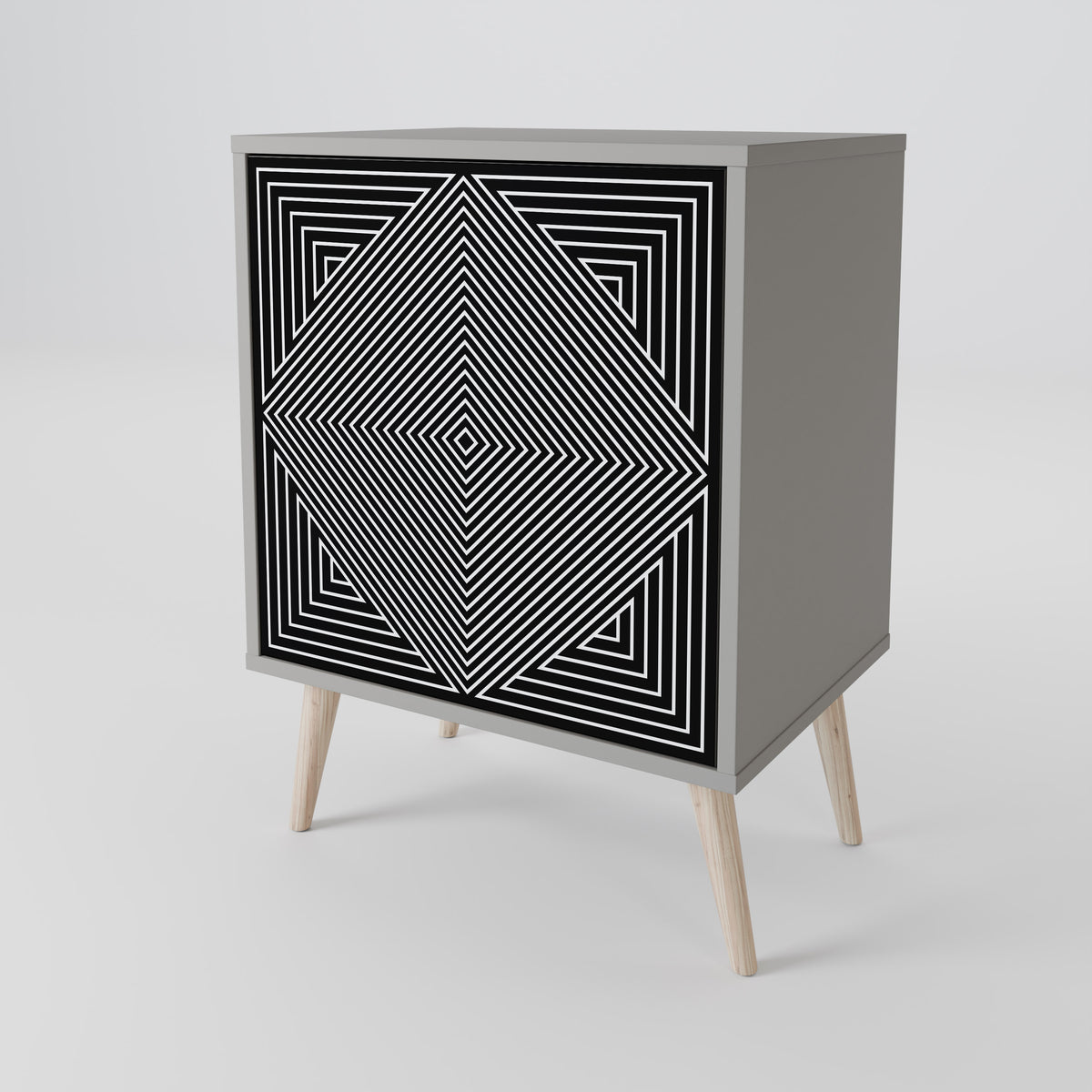POLYGON ILLUSION Aparador de 1 Porta