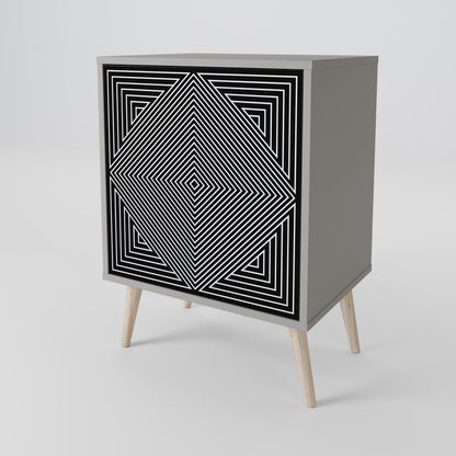 POLYGON ILLUSION Aparador de 1 Porta