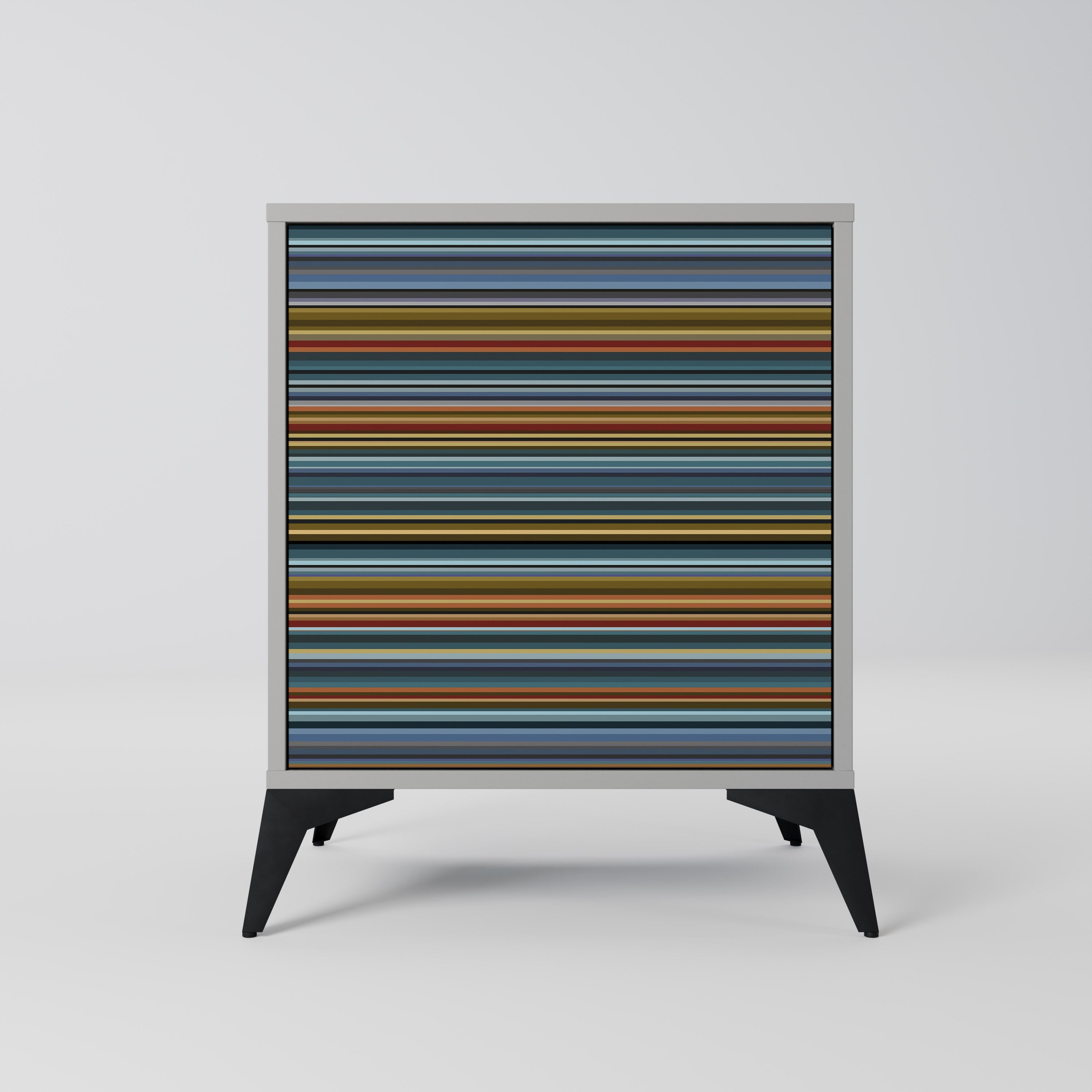 LINEOUT SPECTRUM 1-Door Sideboard in Grey Finish