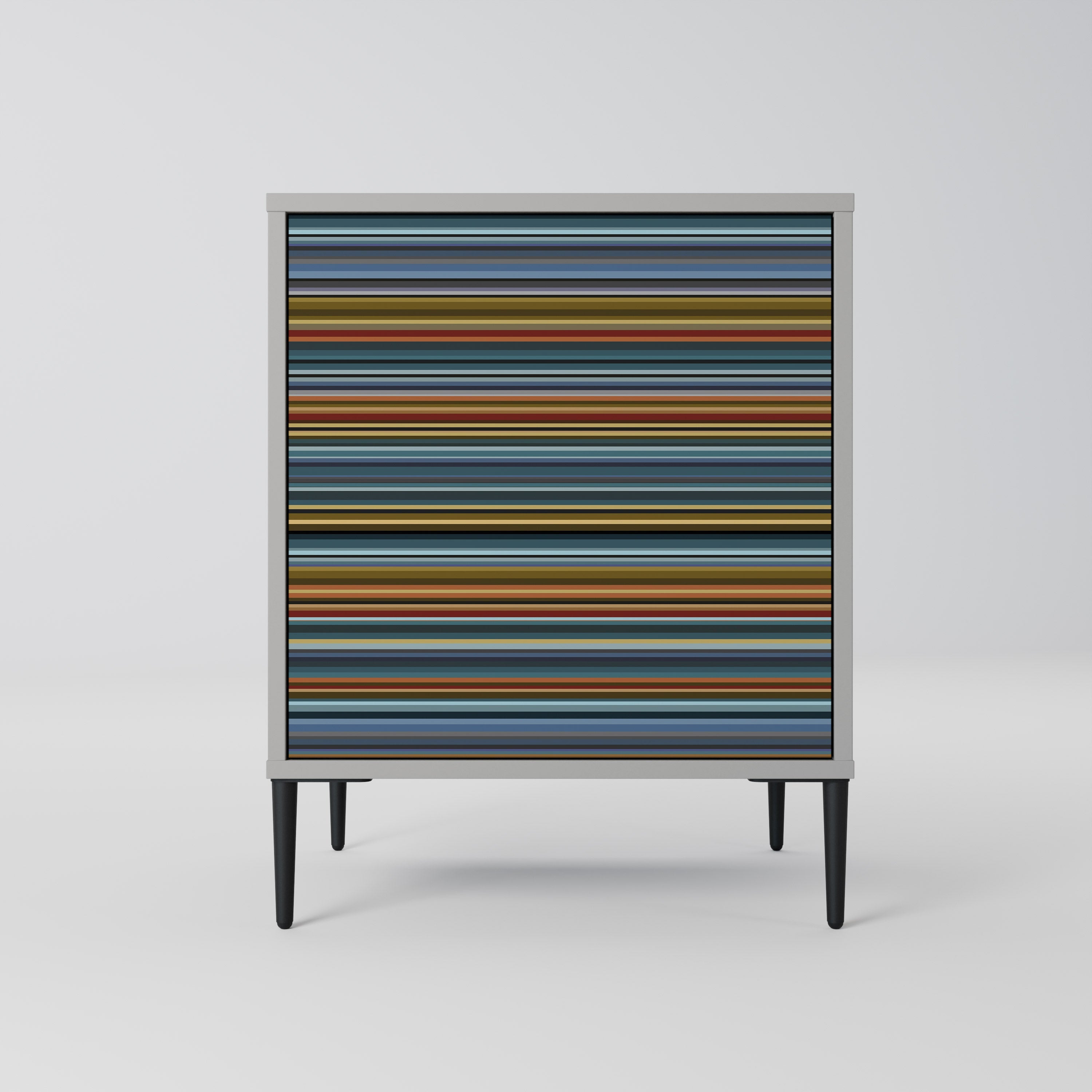 LINEOUT SPECTRUM 1-Door Sideboard in Grey Finish