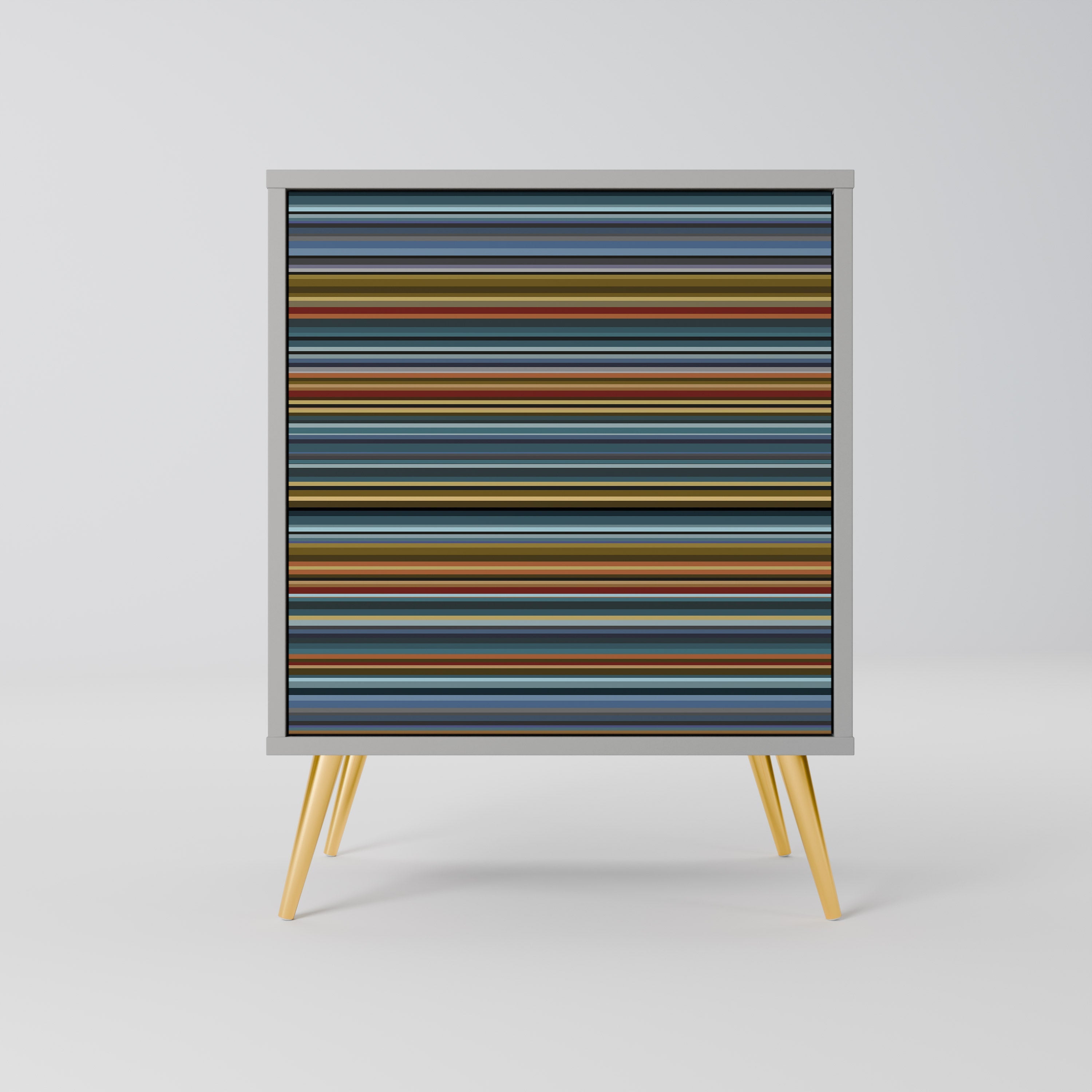 LINEOUT SPECTRUM 1-Door Sideboard in Grey Finish