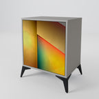 PIERCING SHARPNESS Aparador de 1 Porta em Acabamento Cinzento