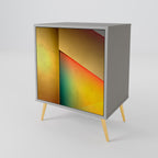 PIERCING SHARPNESS Aparador de 1 Porta em Acabamento Cinzento