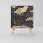 UNIFIED FRAGMENTS Aparador de 1 Porta em Acabamento Cinzento