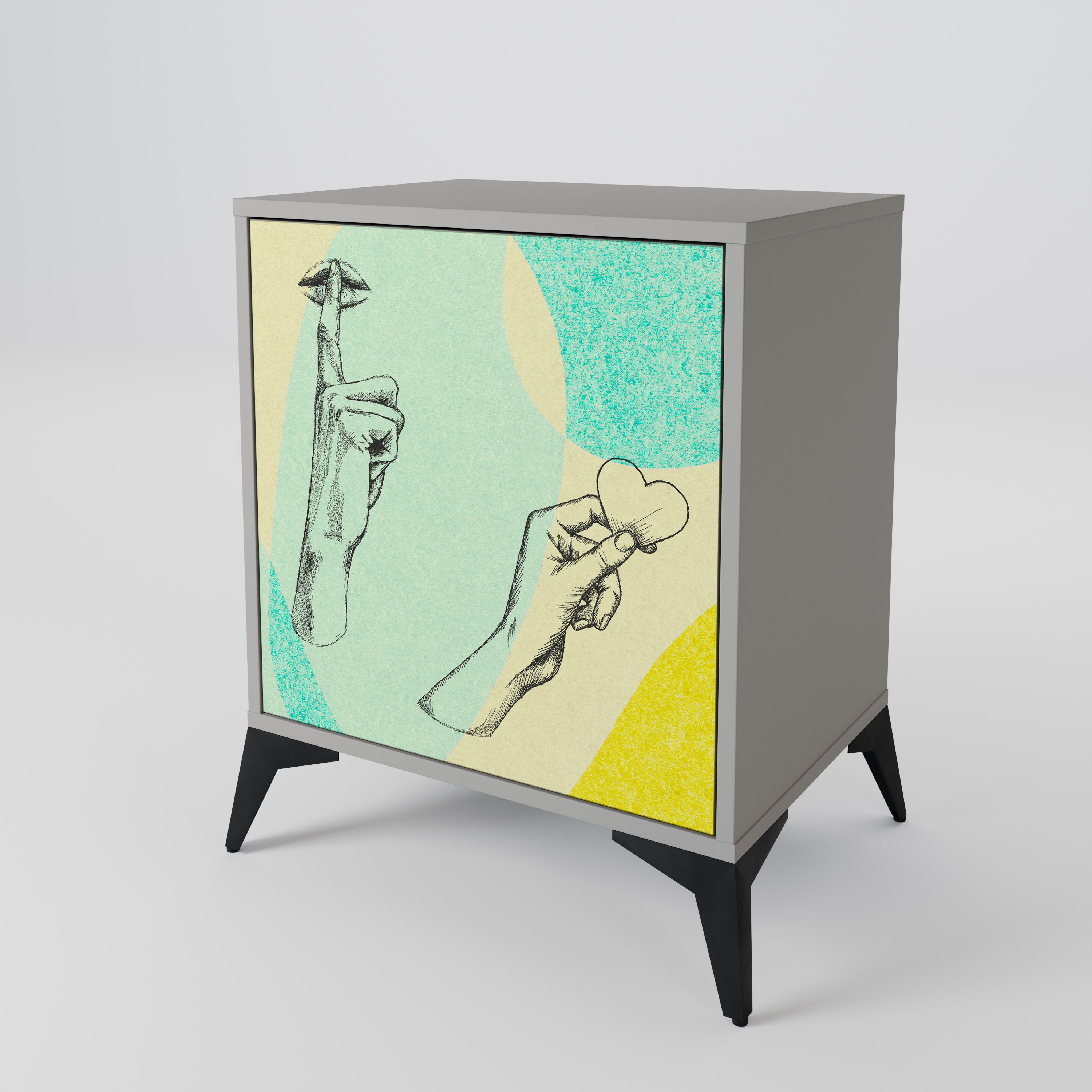 BODY LANGUAGE Aparador de 1 Porta