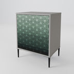ORNAMENTAL GLIMMER 1-Door Sideboard in Grey Finish