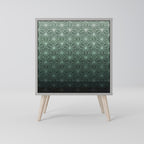 ORNAMENTAL GLIMMER 1-Door Sideboard in Grey Finish