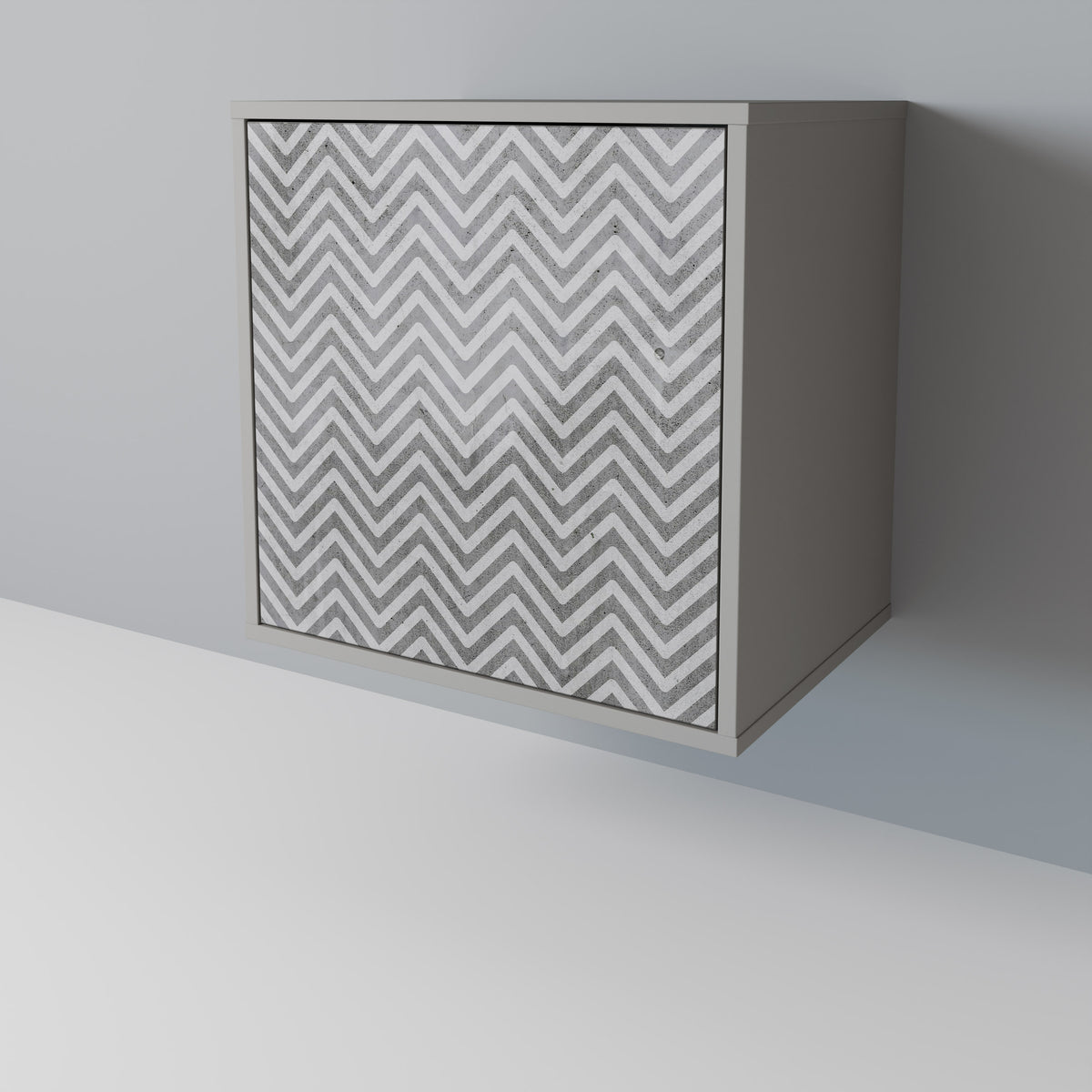 CONCRETE ZIG ZAG Aparador de 1 Porta