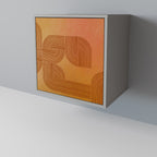 STRENGTHENING RELATION 1-Door Sideboard in Grey Finish