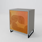 STRENGTHENING RELATION 1-Door Sideboard in Grey Finish