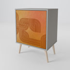 STRENGTHENING RELATION 1-Door Sideboard in Grey Finish