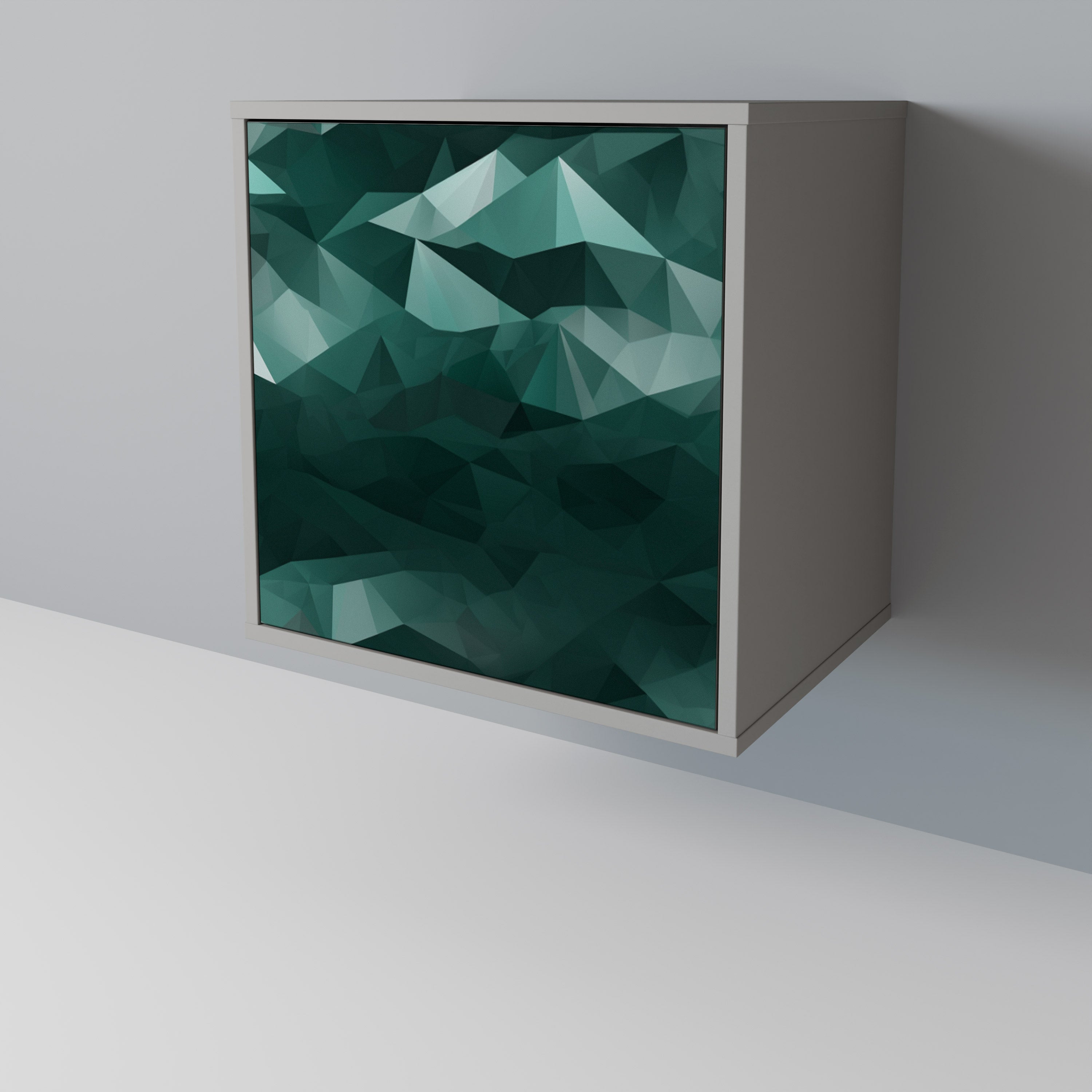 POLYGONAL FLOATING Aparador de 1 Porta