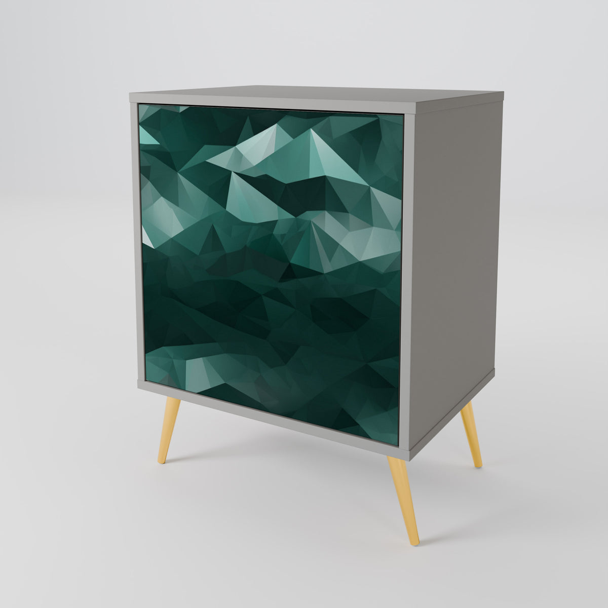 POLYGONAL FLOATING Aparador de 1 Porta