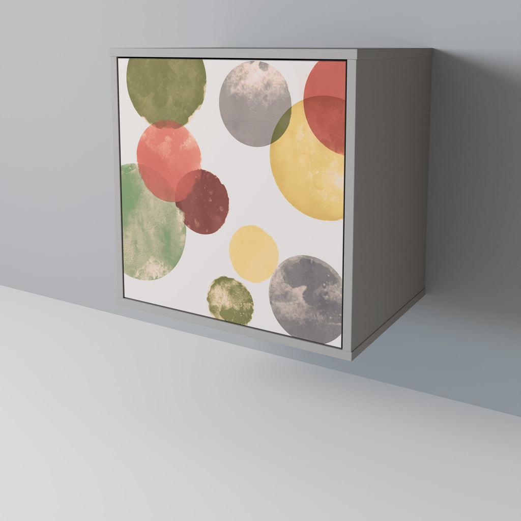 FLEETING HAPPINESS 1-Door Sideboard in Grey Finish