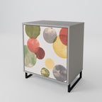 FLEETING HAPPINESS 1-Door Sideboard in Grey Finish